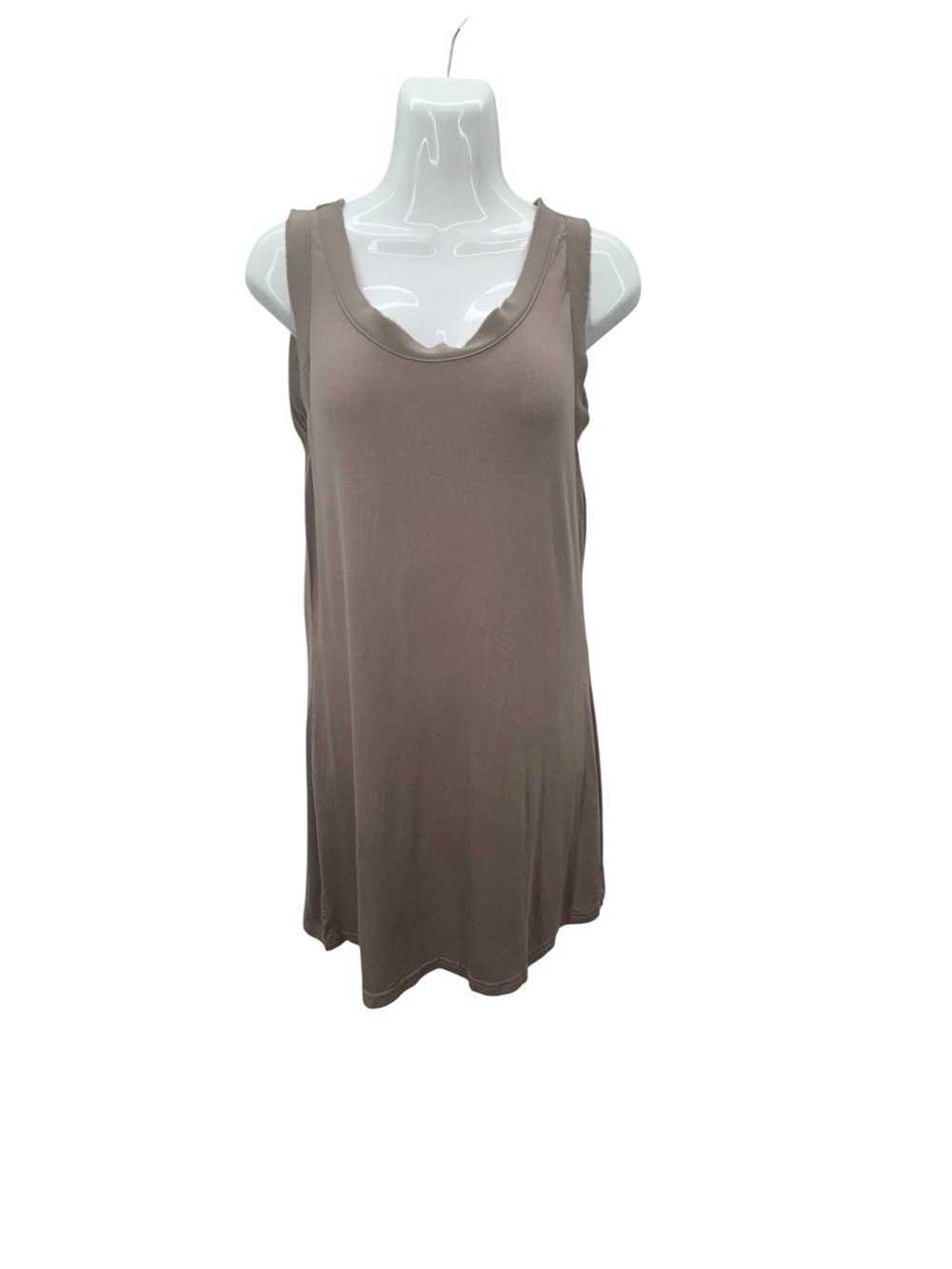 Mono Reno Brown Sleeveless Flowy Tank Dress - Women's Size M